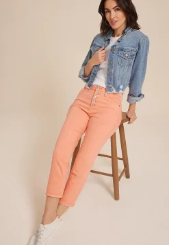 Maurices Crops & Capris|Crops & Capris-m jeans by ™ High Rise Button Fly Straight Cropped Jean