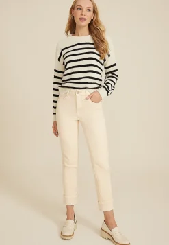 Maurices Straight Jeans|Ankle Jeans-m jeans by ™ High Rise Cuffed Hem Straight Ankle Jean