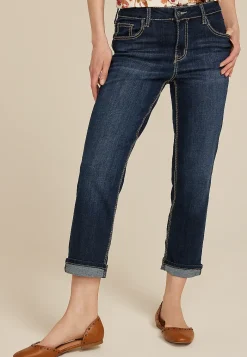 Maurices Crops & Capris|Crops & Capris-m jeans by ™ Mid Rise Flap Pocket Straight Cropped Jean