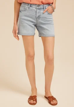 Maurices Shorts|Jean Shorts-m jeans by ™ Mid Rise Rolled Hem 5in Short