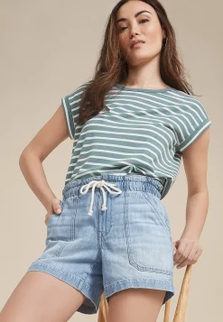 Maurices Shorts|Jean Shorts-m jeans by ™ Soft High Rise Drawstring 5in Short