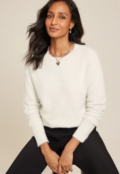 Maurices Sweaters Cardigans & Kimonos-Metallic Pullover Sweater