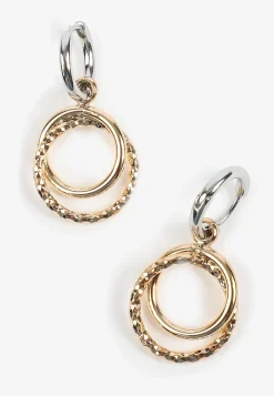 Maurices Earrings|Matching Sets-Mixed Metal Interlocking Drop Earrings
