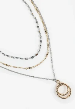 Maurices Necklaces|Matching Sets-Triple Layered Interlocking Necklace