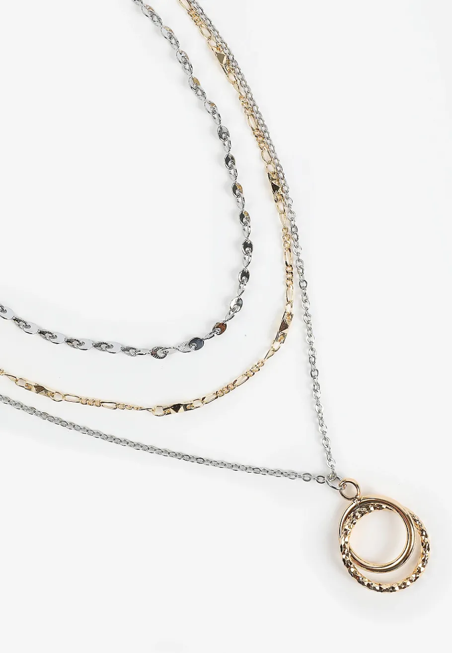 Maurices Necklaces|Matching Sets-Triple Layered Interlocking Necklace