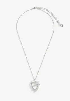 Maurices Necklaces-Mom Heart Shaped Pearl Pendant Necklace