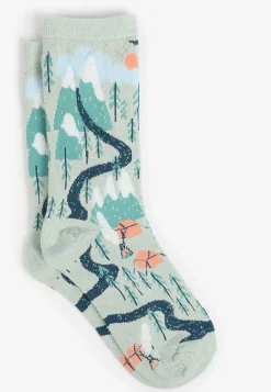 Maurices Socks & Tights-Mountain Adventure Crew Socks