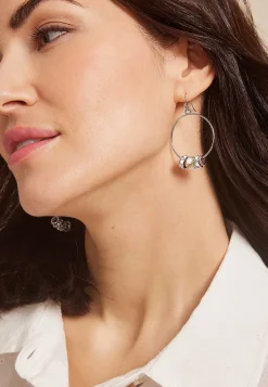 Maurices Earrings|Matching Sets-Multi Charm Slider Hoop Earrings
