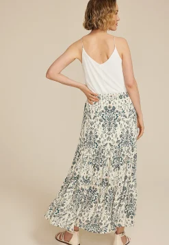 Maurices Skirts-Print High Rise Maxi Skirt