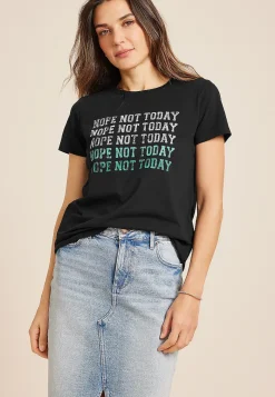 Maurices Tees|Graphics-Nope Not Today Classic Fit Graphic Tee