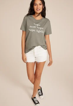 Maurices Tees|Graphics-Nope Still Nope Nope Again Oversized Fit Graphic Tee