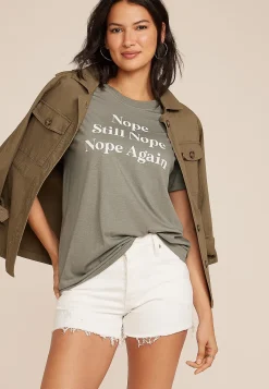 Maurices Tees|Graphics-Nope Still Nope Nope Again Oversized Fit Graphic Tee