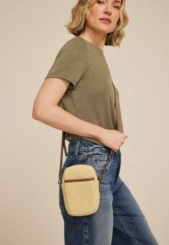 Maurices Bags-North South Raffia Crossbody Bag