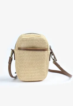 Maurices Bags-North South Raffia Crossbody Bag