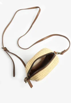 Maurices Bags-North South Raffia Crossbody Bag