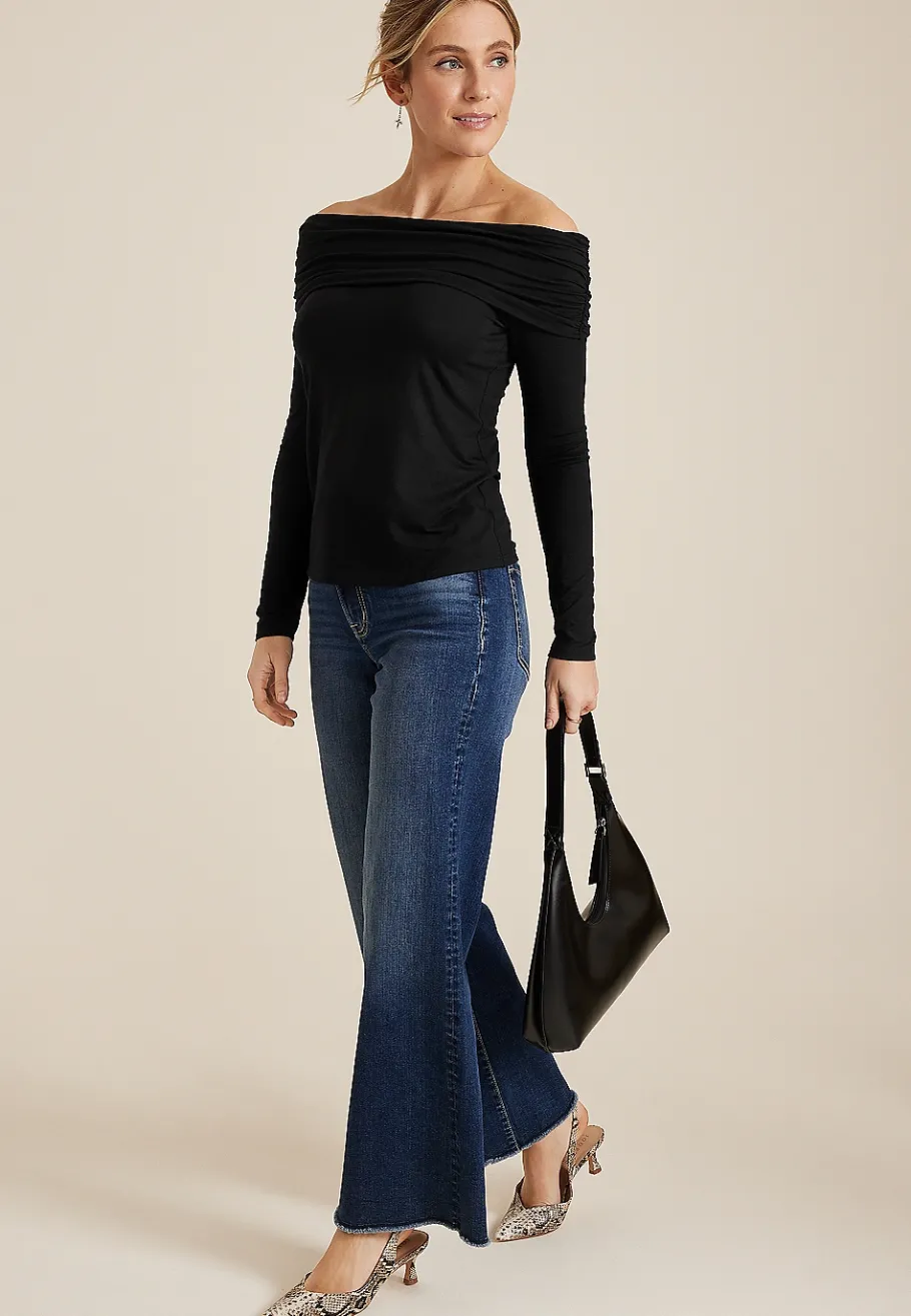 Maurices Shirts & Blouses-Off The Shoulder Top