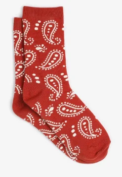 Maurices Socks & Tights-Paisley Crew Socks