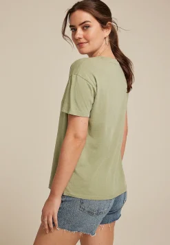 Maurices Tees|Graphics-Patchwork Peace Sign Relaxed Fit Graphic Tee