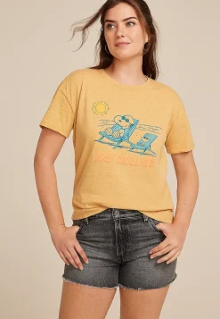 Maurices Tees|Graphics-Peanuts Just Chilling Relaxed Fit Graphic Tee