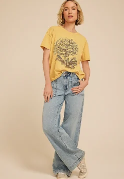 Maurices Tees|Graphics-Peony Floral Relaxed Fit Graphic Tee
