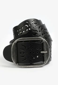 Maurices Belts-Perforated Wide Belt