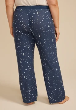 Maurices Plus Pajamas-Plus Size Celestial Wide Leg Pajama Pants