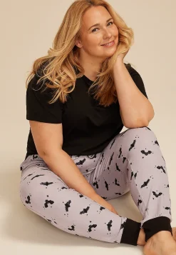 Maurices Plus Pajamas-Plus Size Flying Bats Jogger Pajama Pants
