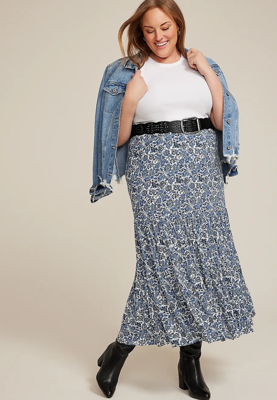 Maurices Belts-Plus Size Perforated Wide Belt