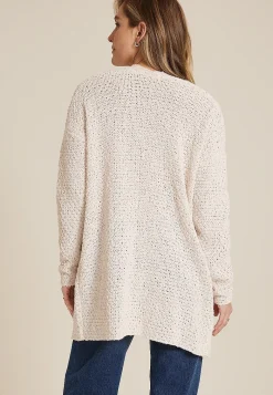 Maurices Sweaters Cardigans & Kimonos-Pom Pom Pocket Cardigan