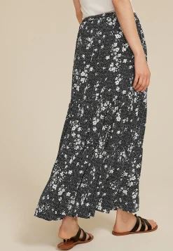 Maurices Skirts-Printed High Rise Maxi Skirt