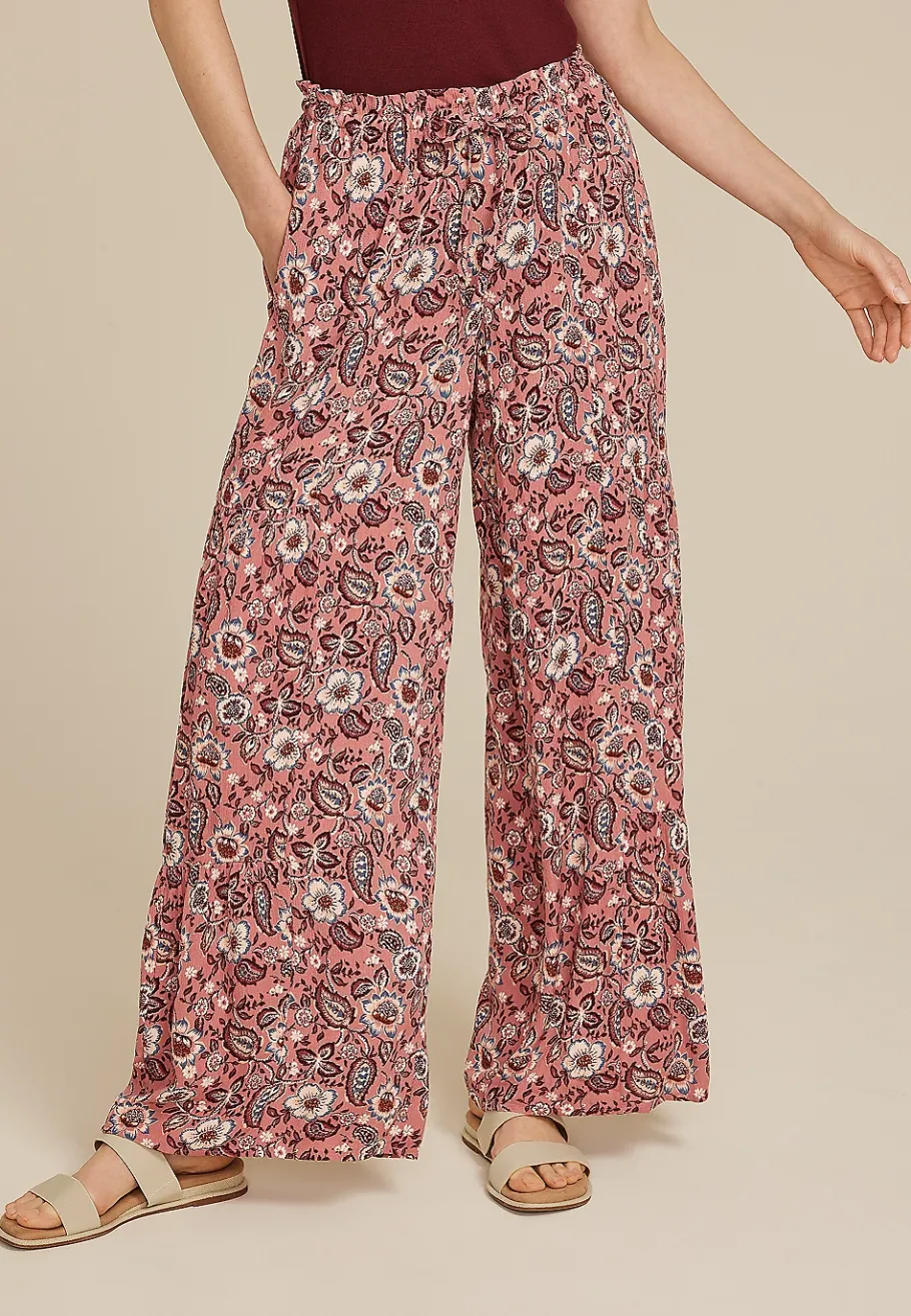 Maurices Pants-Printed Palazzo Pant