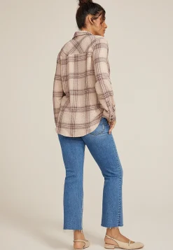 Maurices Plaid & Button Down Shirts-Pucker Plaid Button Down Shirt