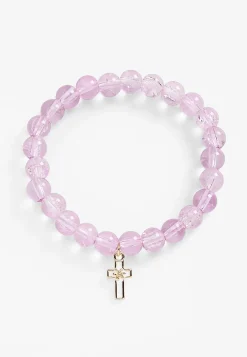 Maurices Bracelets & Anklets-Beaded Cross Charm Bracelet