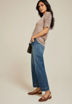 Maurices Tees-Ruched Puff Sleeve Top