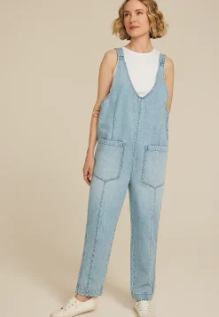 Maurices Straight Jeans|Straight Jeans-Scoop Neck Denim Overalls