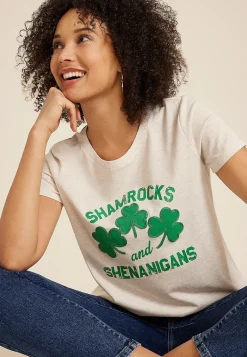 Maurices Tees|Graphics-Shamrocks And Shenanigans Classic Fit Graphic Tee