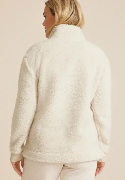 Maurices Sweatshirts-Sherpa Pullover Sweatshirt