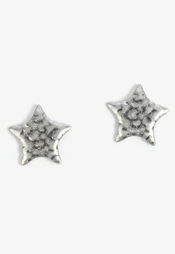 Maurices Earrings|Matching Sets-Hammered Star Earrings