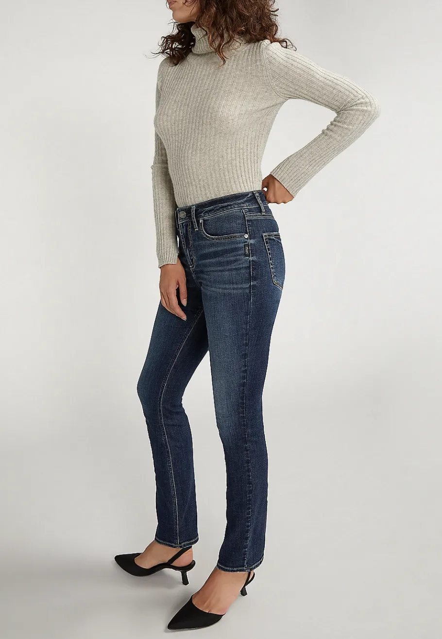 Maurices Straight Jeans|Curvy Fit-Silver Jeans Co.® Avery Curvy High Rise Luxe Stretch Straight Jean