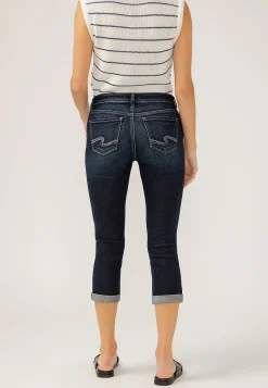 Maurices Crops & Capris|Crops & Capris-Silver Jeans Co.® Elyse Mid Rise Luxe Stretch Rolled Hem Capri
