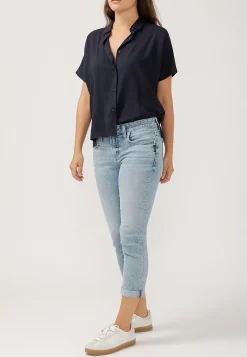 Maurices Crops & Capris|Crops & Capris-Silver Jeans Co.® Elyse Mid Rise Vintage Thick Stitch Capri