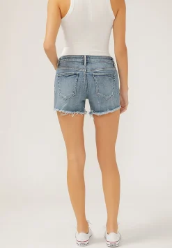 Maurices Shorts|Jean Shorts-Silver Jeans Co.® Mid Rise Button Fly 4in Boyfriend Short