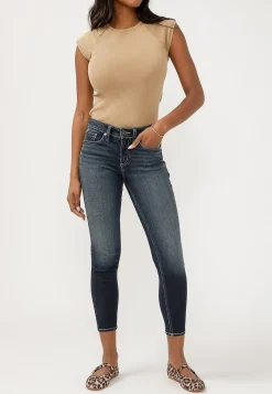 Maurices Jeggings & Skinny Jeans|Ankle Jeans-Silver Jeans Co.® Suki Curvy Mid Rise Luxe Stretch Ankle Skinny Jean