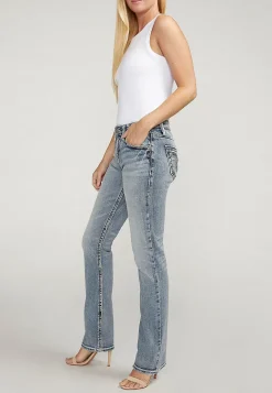 Maurices Bootcut Jeans|Bootcut Jeans-Silver Jeans Co.® Suki Curvy Mid Rise Baby Boot Jean