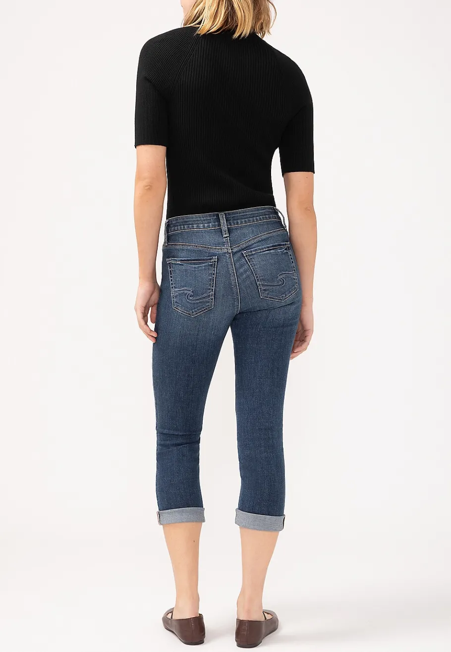Maurices Crops & Capris|Crops & Capris-Silver Jeans Co.® Suki Curvy Mid Rise Luxe Stretch Capri