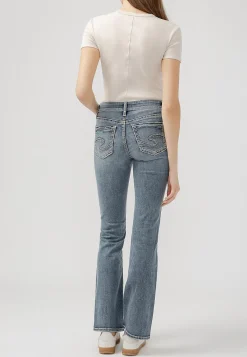 Maurices Bootcut Jeans|Bootcut Jeans-Silver Jeans Co.® Suki Curvy Mid Rise Thick Stitch Slim Boot Jean