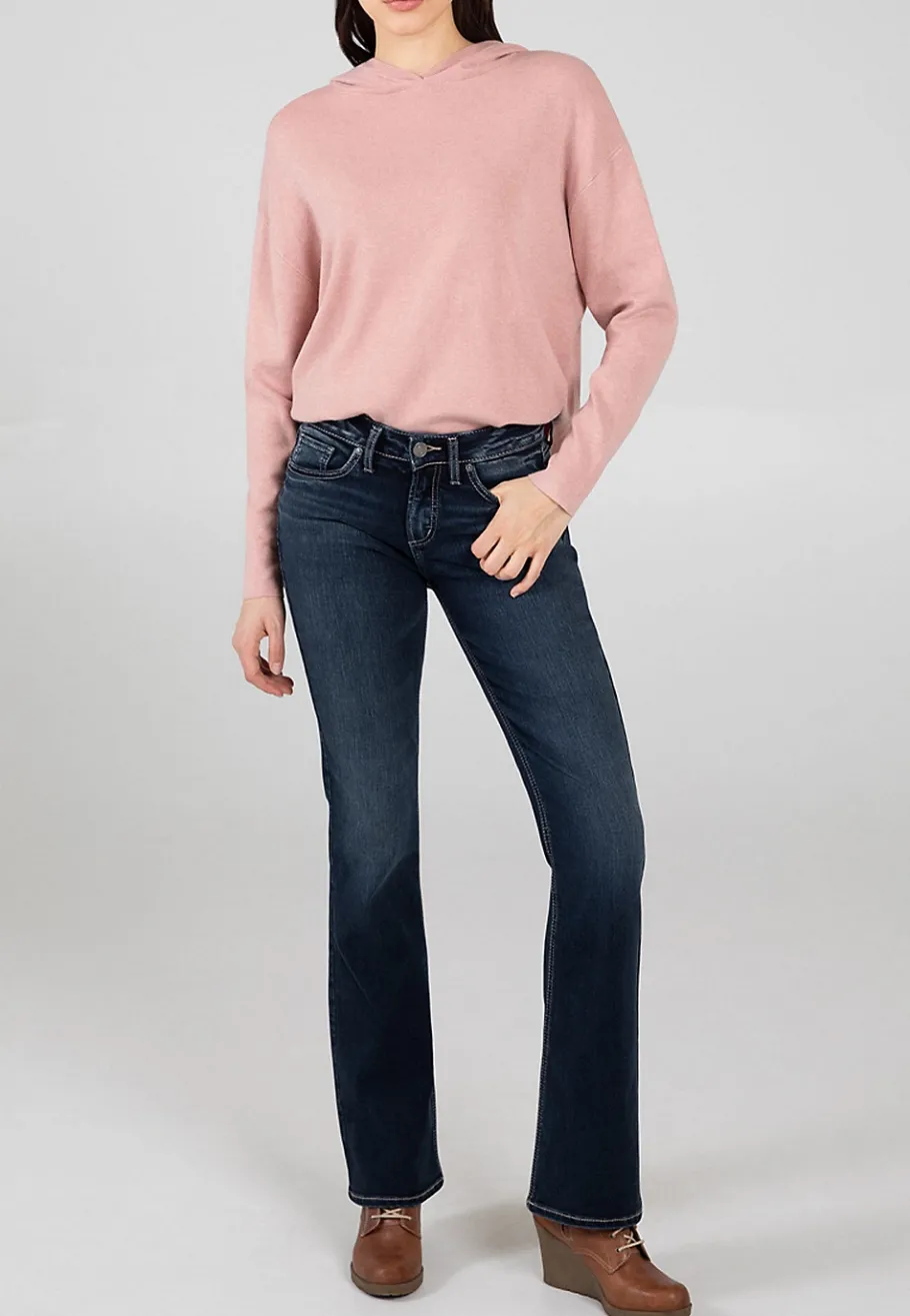 Maurices Bootcut Jeans|Curvy Fit-Silver Jeans Co.® Suki Curvy Mid Rise Navy Stitch Slim Boot Jean