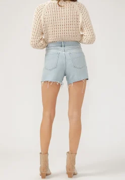 Maurices Shorts|Jean Shorts-Silver Jeans Co.® Sure Thing High Rise Frayed Hem 4.5in Short