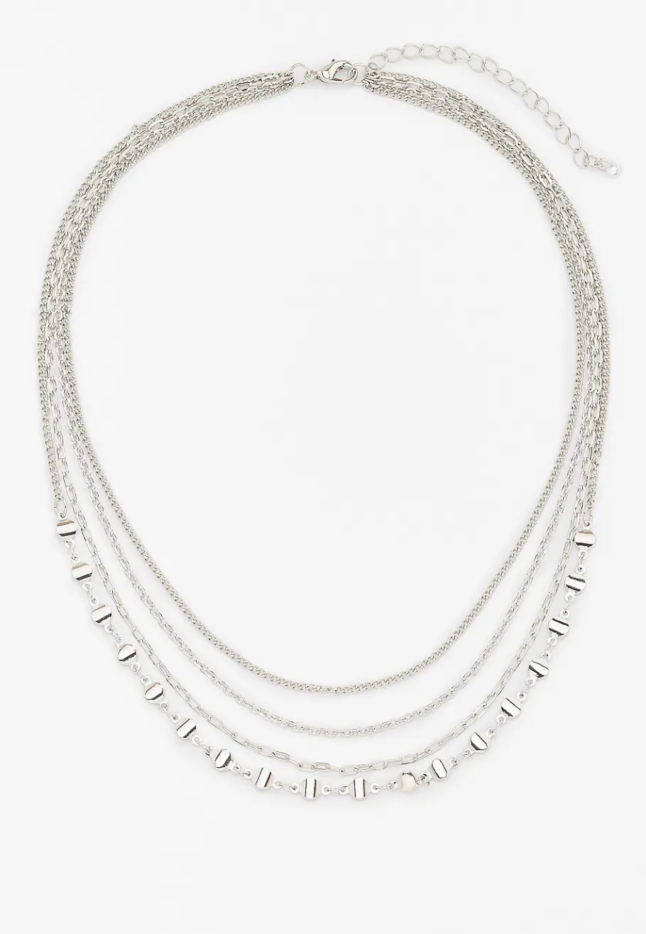 Maurices Necklaces-Multi Chain Layered Necklace