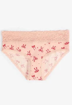 Maurices Panties|Panties-Simply Comfy Cotton Bow Print Hipster Panty
